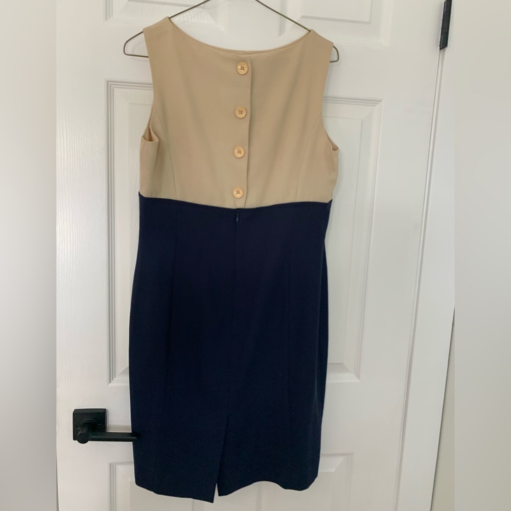 Two-Tone Sleeveless Dress 10